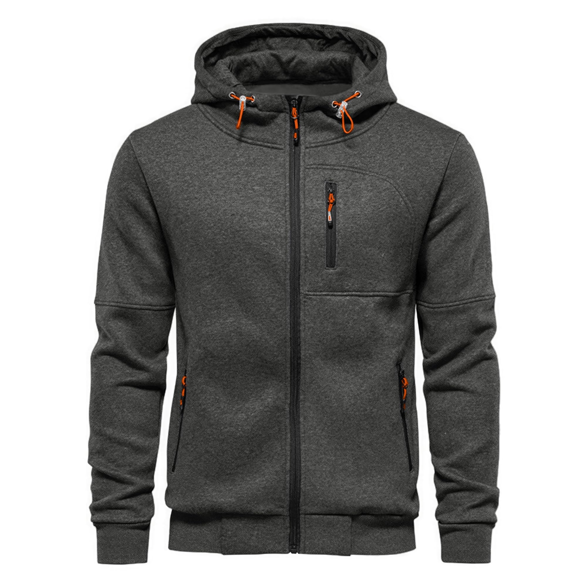 Mens Hoodies Sweatshirt Jackets Long Sleeve Zipped Jumper Top Sweaters