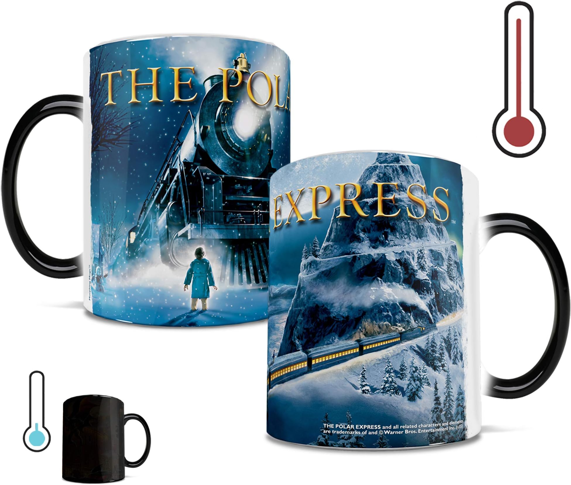 Polar Express (The Polar Express) Ceramic Mug, Black