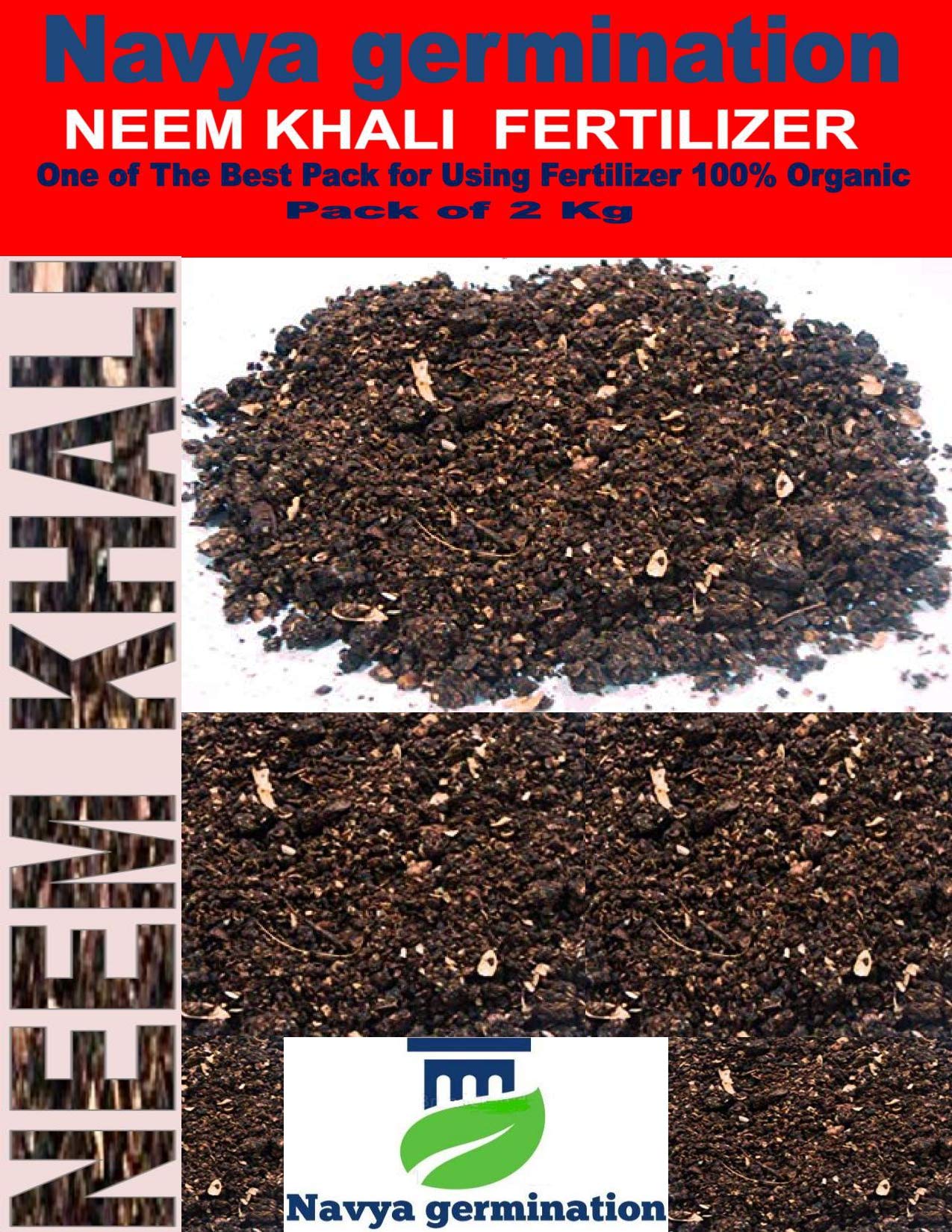 Navya germination Neem Khali Fertilizer for Home Plants and Gardening 2 Kg One of The Best Pack for Using Fertilizer 100% Organic. (B07TXV6M8Q) Amazon Price History, Amazon Price Tracker