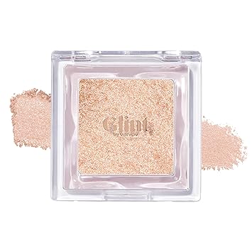 Glint Dewy Highlighter Dewy Moon, 0.08oz - Luminous Glow, Infused with Micropearls, Shiny Illuminator. Rich Pigment & Silky Touch, Korean Makeup.