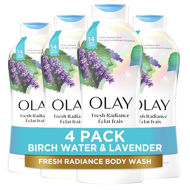 Olay Body Wash for Women Fresh Radiance Refreshing Renewing Made with Plant Based Cleansers B3 Botanical Complex For