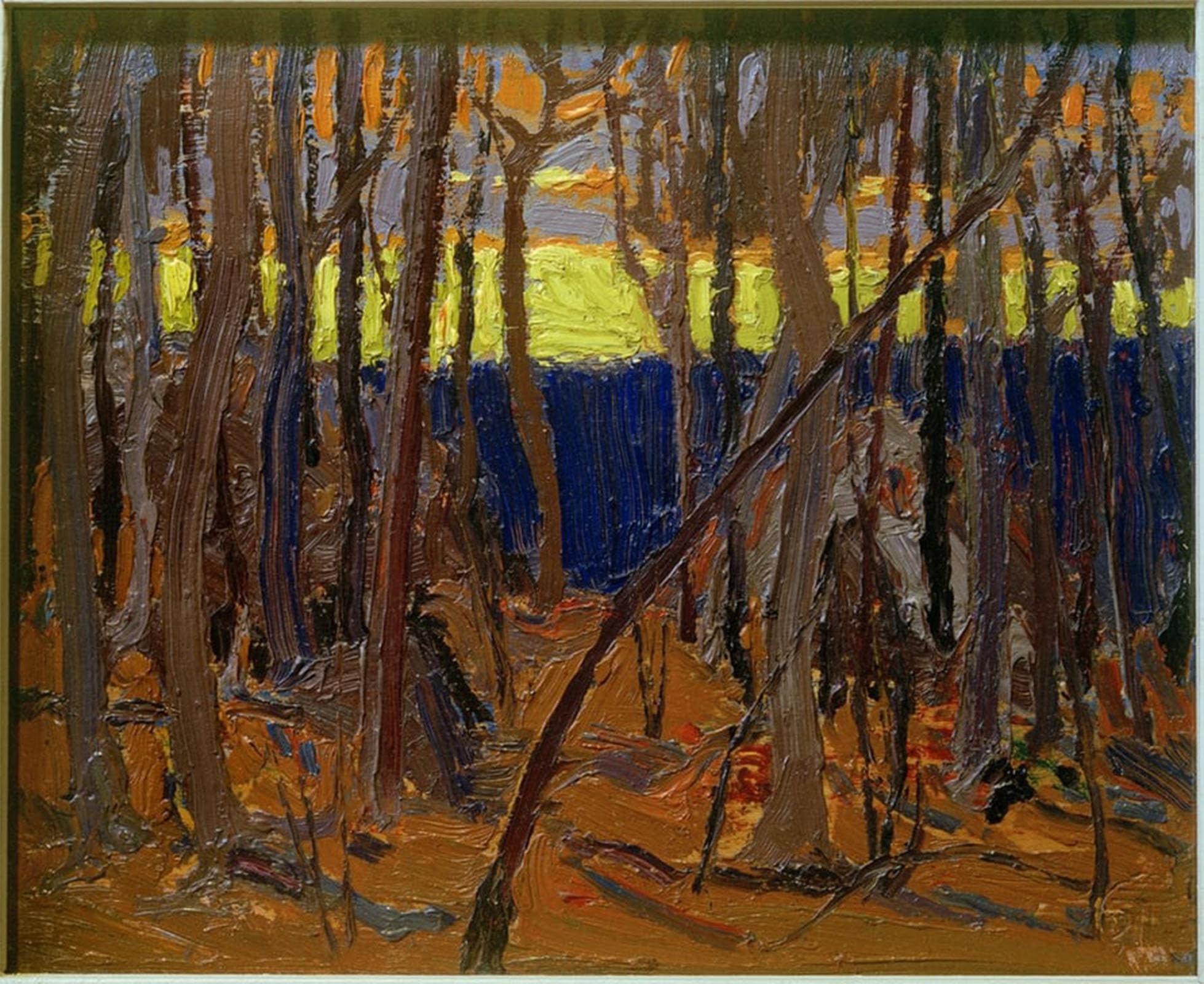 ARTXLXXBN Famous Painting Art Wall Decor Abstract Art Picture Phantom Tent by Tom Thomson Animal Pictures for Home Decor 60x90cm
