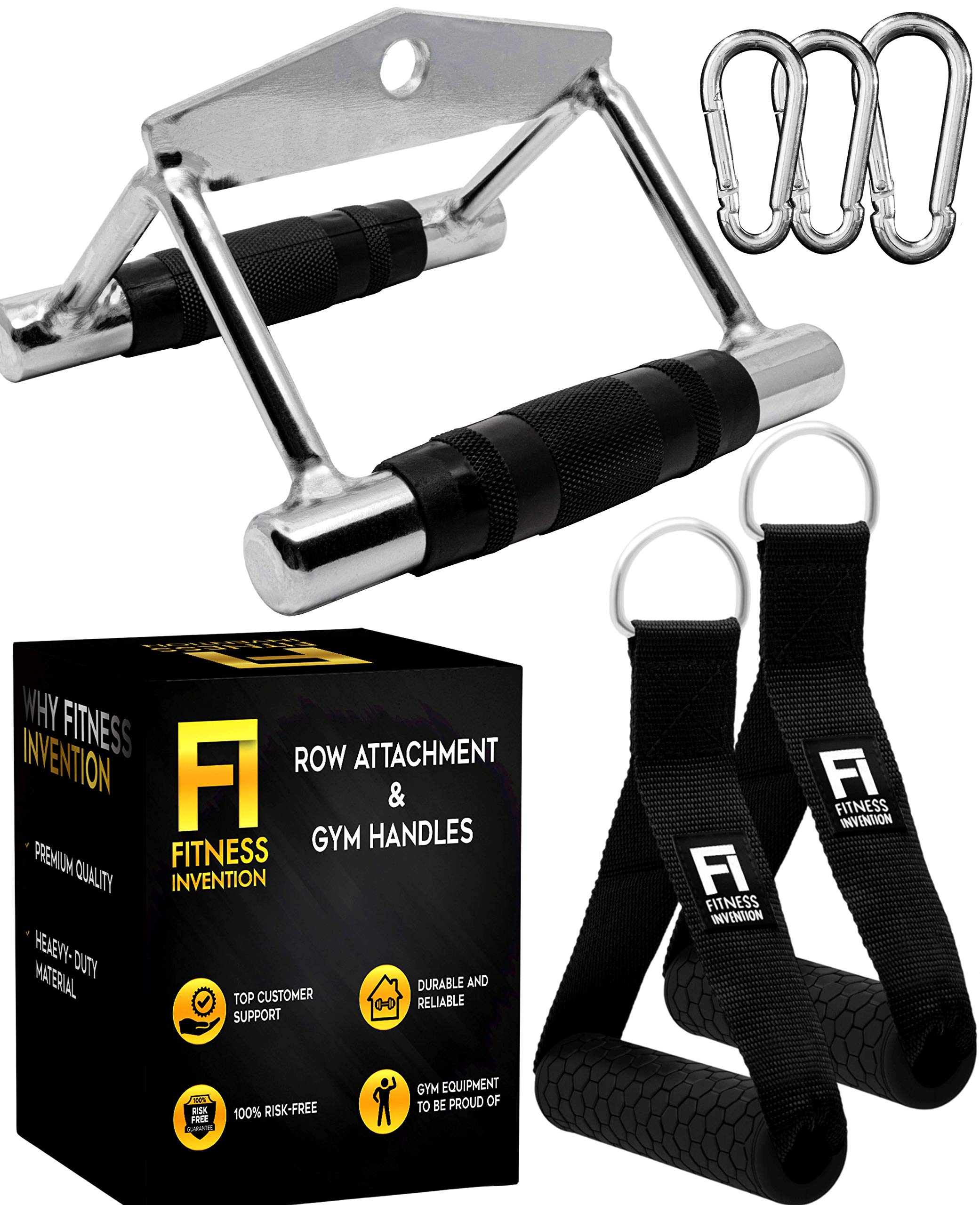 Buy Fitness Invention V Bar Cable Attachment, 6in1 Cable Attachments
