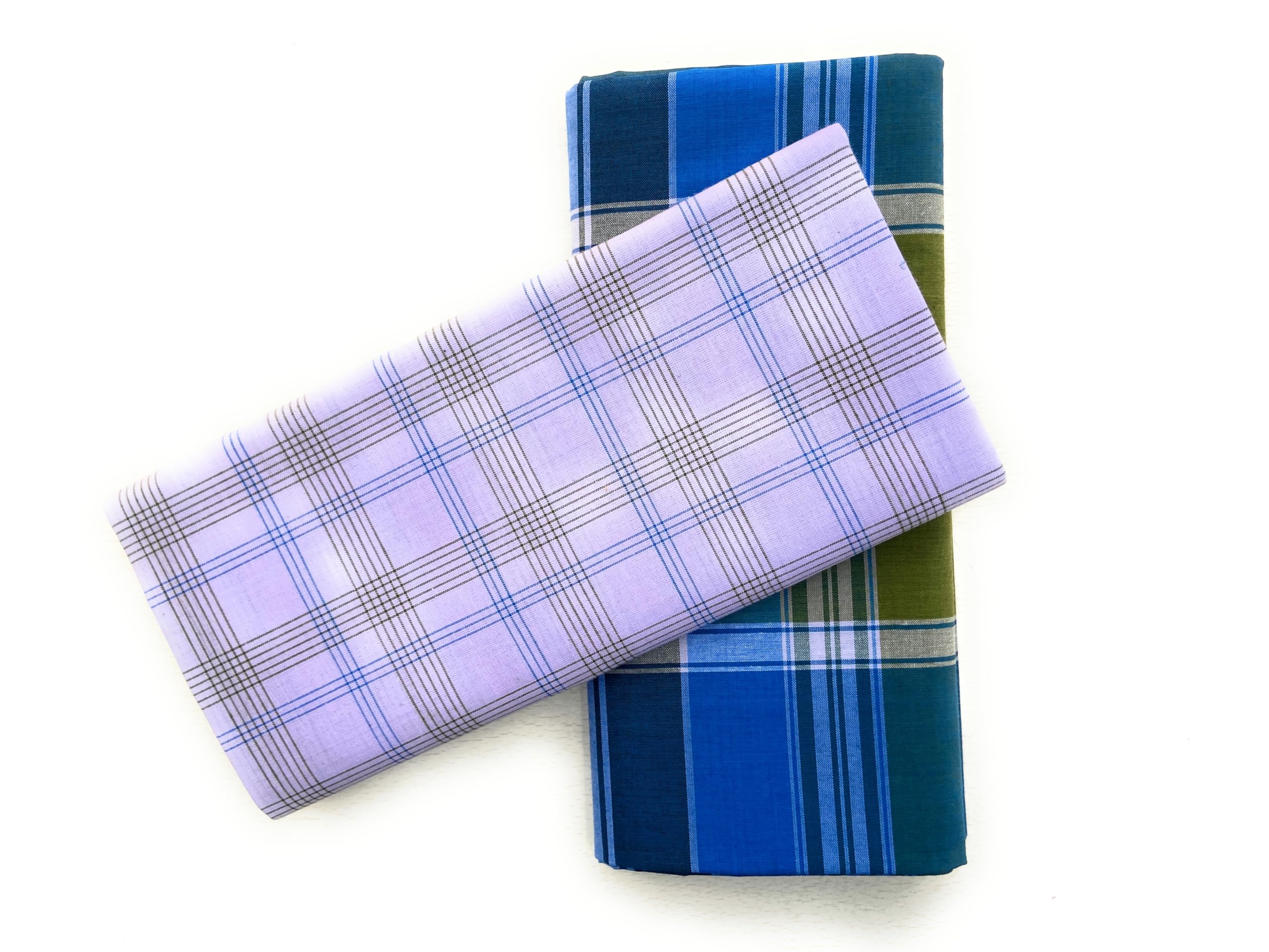 shri hari fabs Premium 2 Meters Unstiched Mens Cotton Lungi Pack Of 02-picture-27