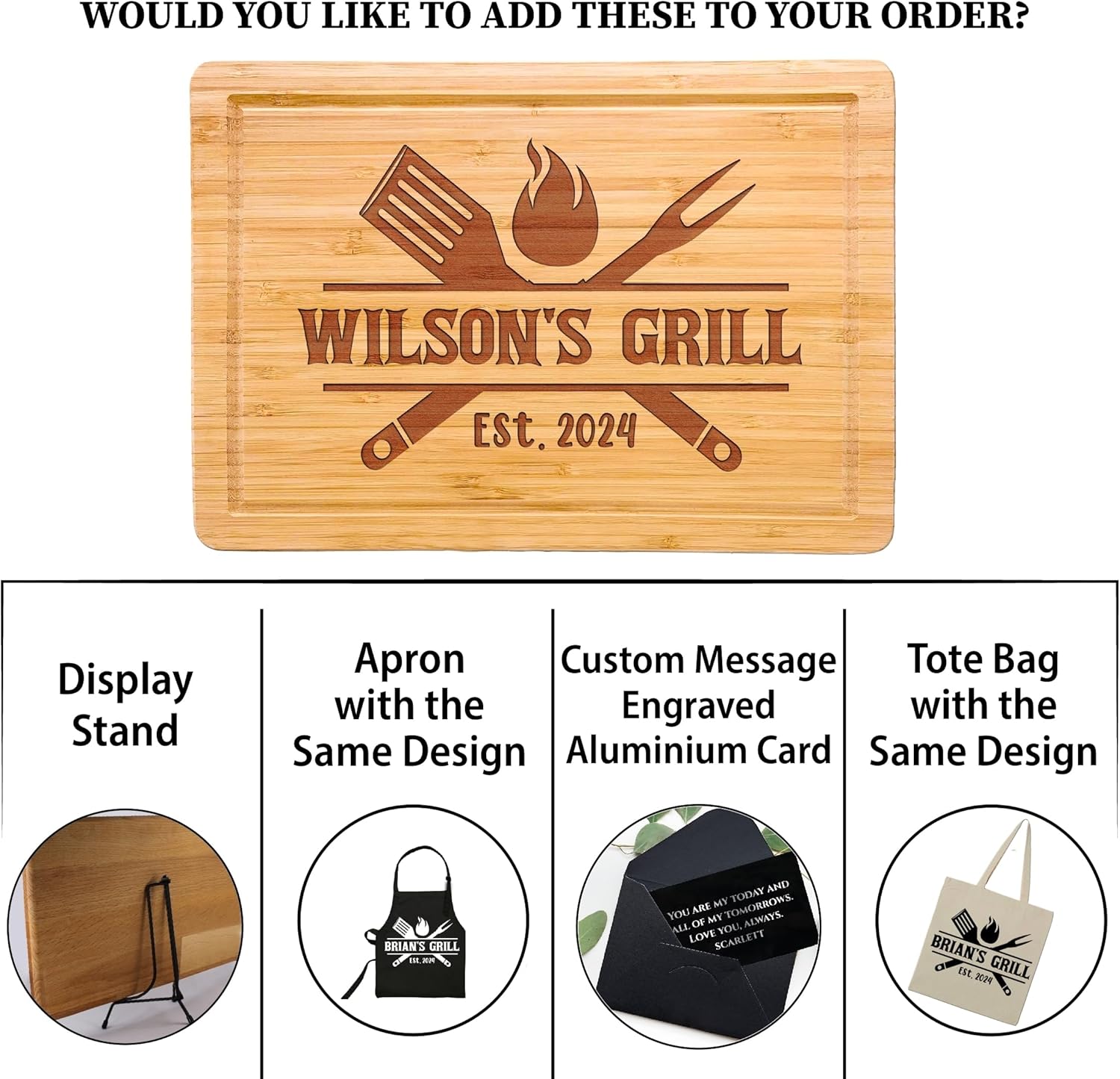 Personalized Grill Party Gift, Fathers Day Gift, Grill Master, BBQ Barbecue Lover, Housewarming Party Present, Birthday Gift for Men or Dad, Laser Engraved Wood Cutting Board, Customizable Sign
