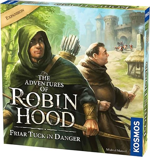 Las aventuras de Robin Hood: Friar Tuck in Danger | Juego de narración | Expansión | Juego de mesa de fantasía | 2 a 4 jugadores | A partir de 10