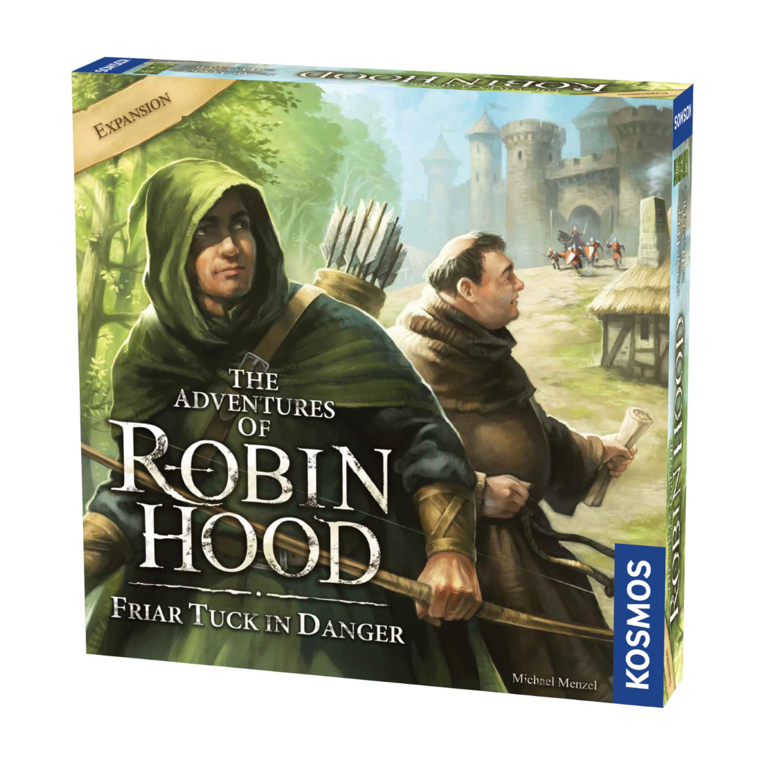 Thames & Kosmos - The Adventures of Robin Hood: Friar Tuck in Danger - Cooperative Family Board Game - 2-4 Players - Storytelling Games for Adults & Kids, Ages 10+ - 683146