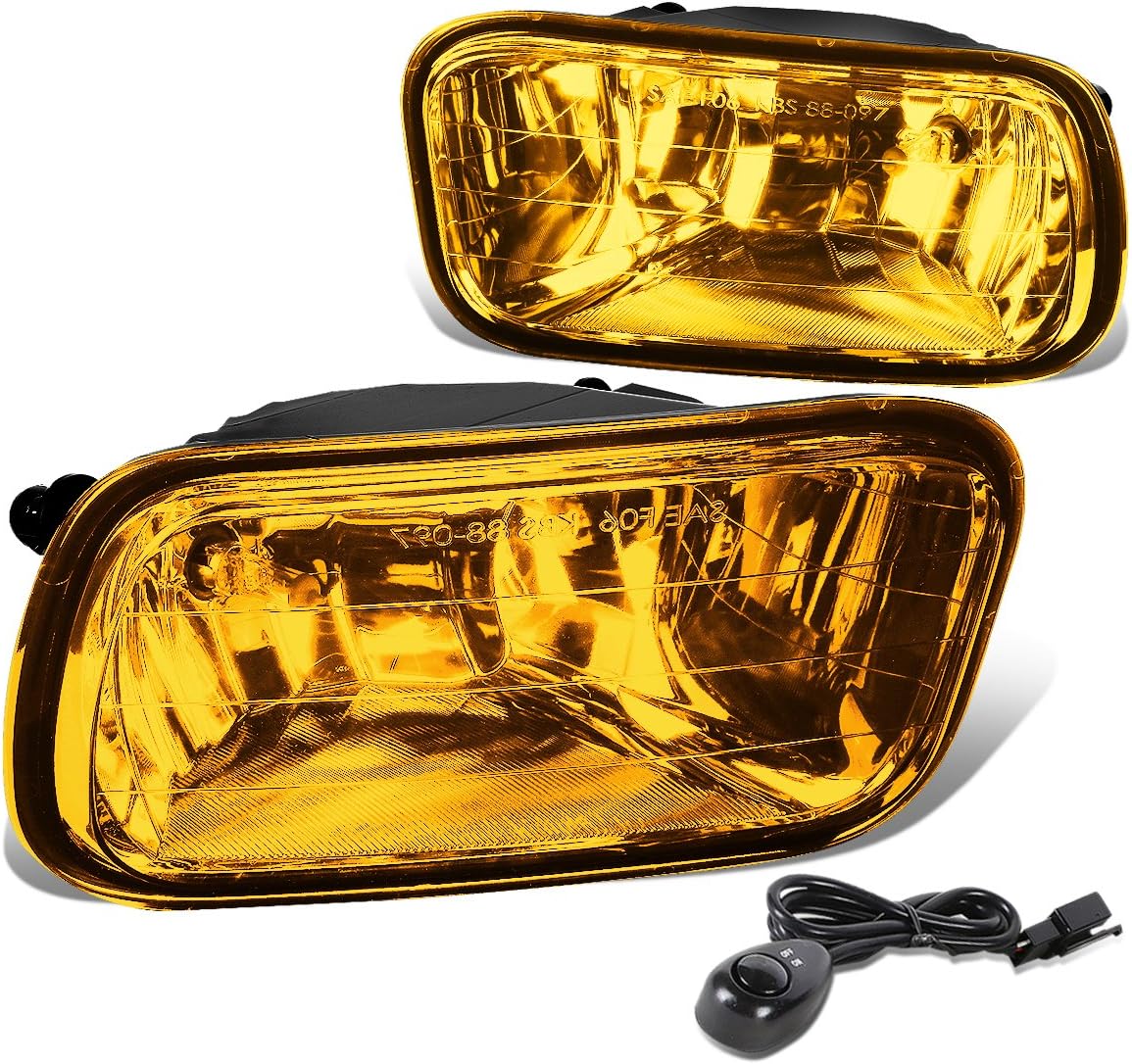 DNA Motoring FL-ZTL-808-AM Amber Lens Fog Lights [09-12 Dodge Ram 1500-3500]