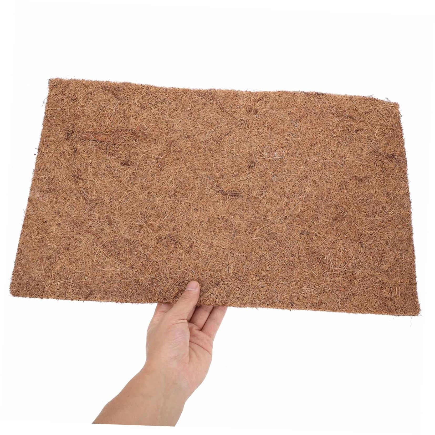 VICASKY 4 Tappeto Fibra Cocco Naturale per Rettili per Decorare Terrari e Accessori per Draghi Barbuto Specie Rettili e Sicuro per Animali Domestici