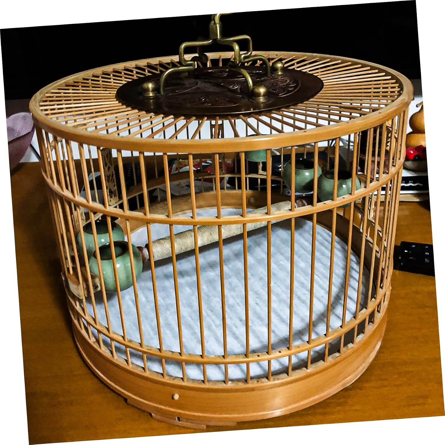 100Pcs Parrot Cage Liner Disposable Absorbent Bird Cage Cushion Mat Odorless Natural for Clean and Healthy Bird Cages Fits