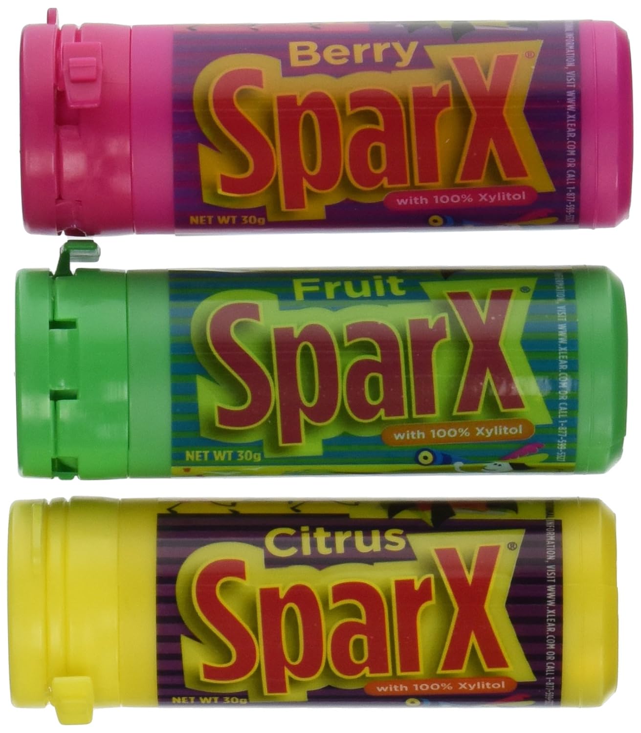 Spry SparX Xylitol Candies, Mixed Natural Flavors, 30gr
