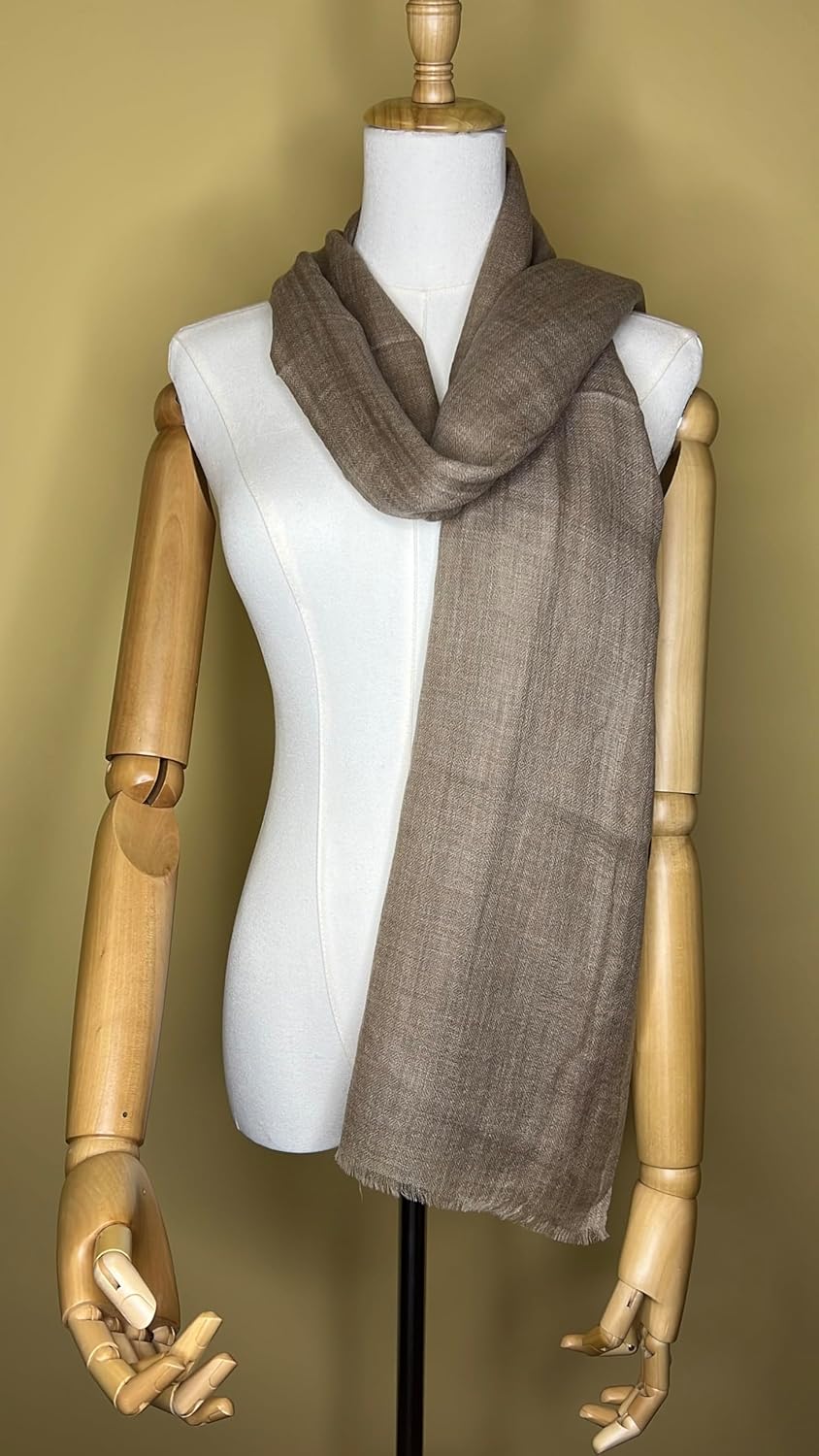 NPIA Certified 100% Cashmere Pashmina Shawl Wrap for Women from Nepal- Lightweight Soft Scarf for Evening Dresses Weddings - Image 5