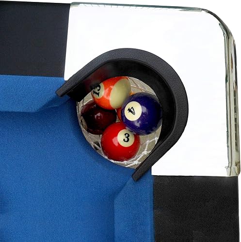 Miniatura 12 de Hathaway Fairmont 6 Ft Portable Pool Table, Adults Folding Billiards Tables for Game Room with Easy Foldable Storage, Includes Full Set of Billiard