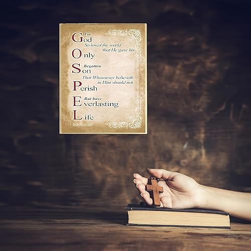 Miniatura 5 de Be Without Fear - Decoración de pared cristiana, inspiradora armadura religiosa de Dios guerrero para decoración del hogar, oficina, decoración de