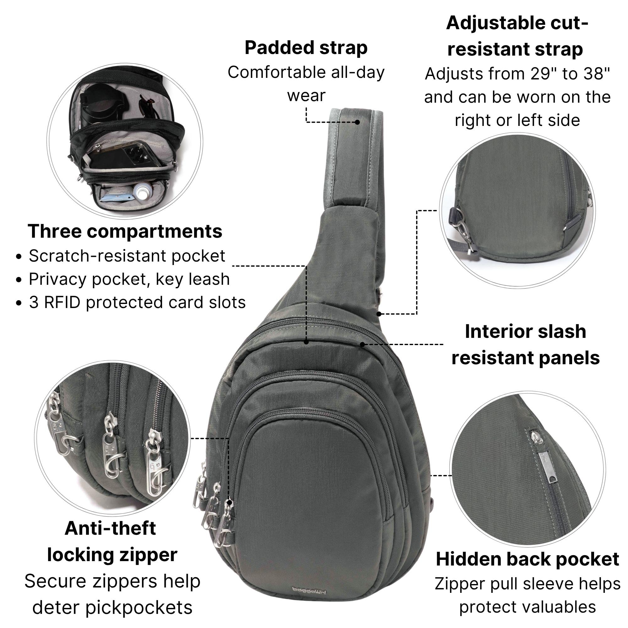Baggallini Damen Schulterhandtaschen