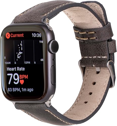 Miniatura 18 de Watch Bands Compatible with Apple 38mm 40mm 41mm 42mm 44mm 45mm 49mm for men & women, Handmade Genuine Leather, Wristband Compatible with iWatch