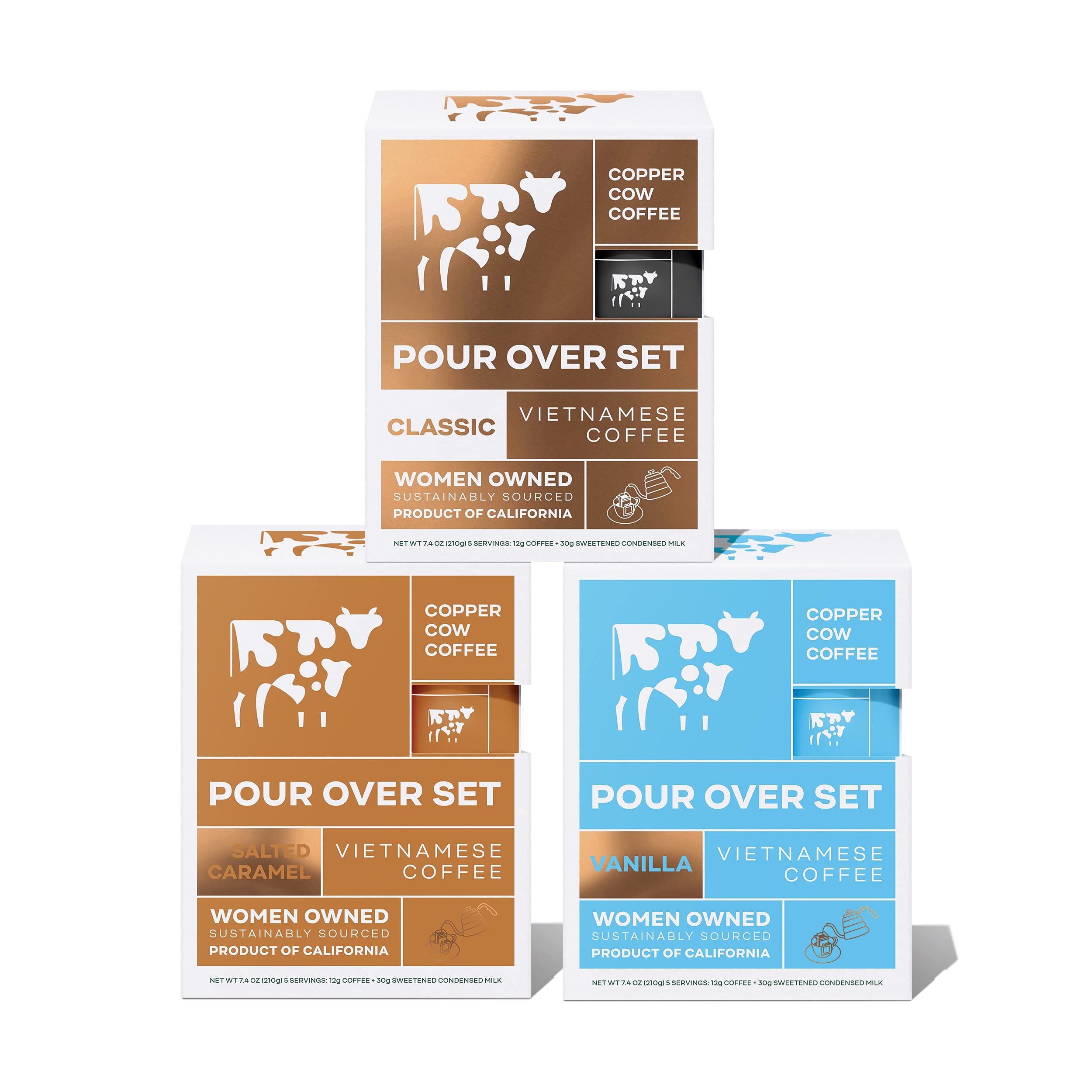 Buy Copper Cow Coffee Vietnamese Pour Over Coffee with Sweetened
