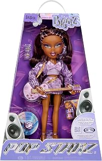 Bratz Pop Starz Sasha Fashion Doll with Accessories and Charm