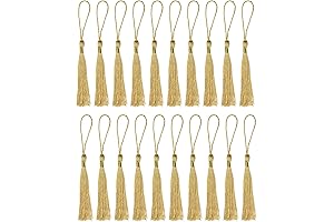 20-Pack Tupalizy Flossy Bookmark Tassels for Crafts