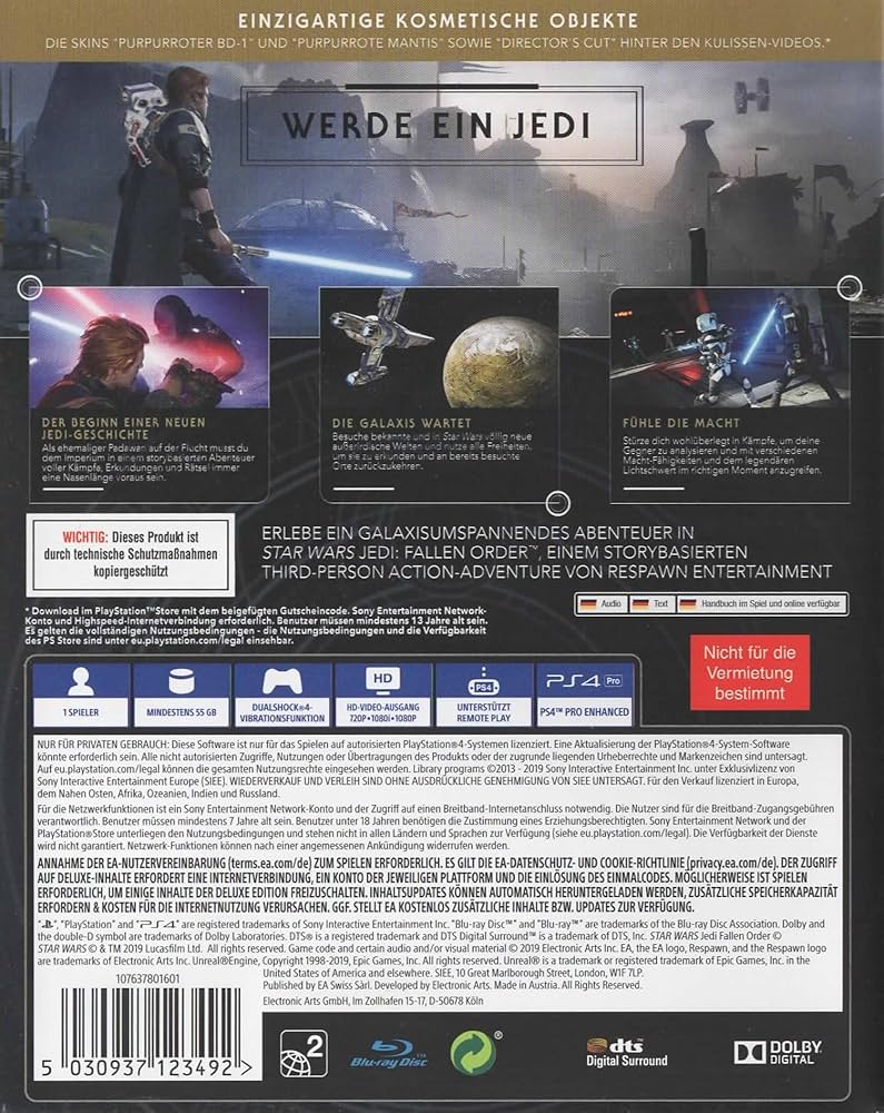 Star Wars Jedi: Fallen Order - Deluxe Edition - [PlayStation
