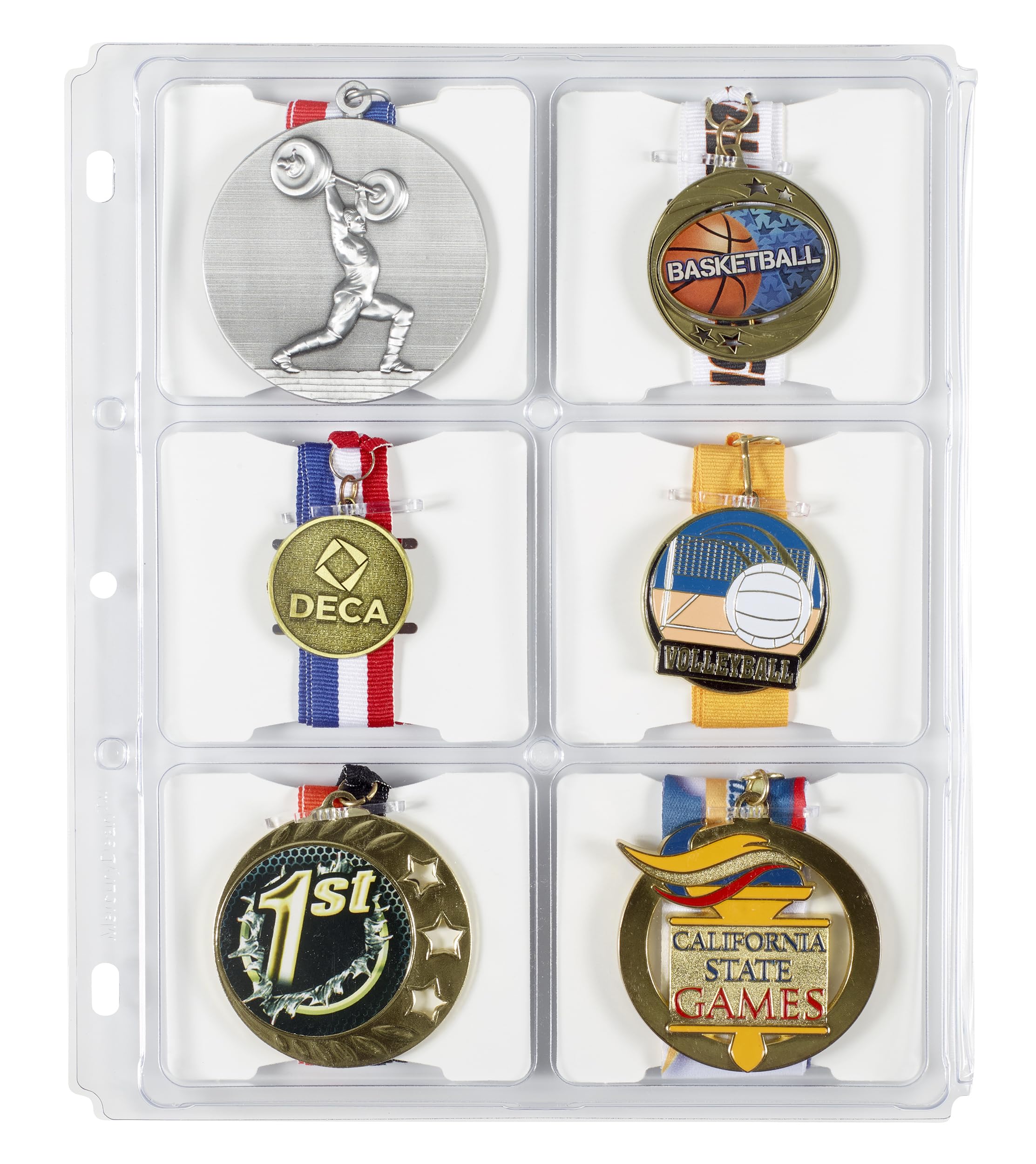 Track Ribbon Frame Sports Award Display 20 Pcs Award Ribbon Organizer Pages - A4 Size ...