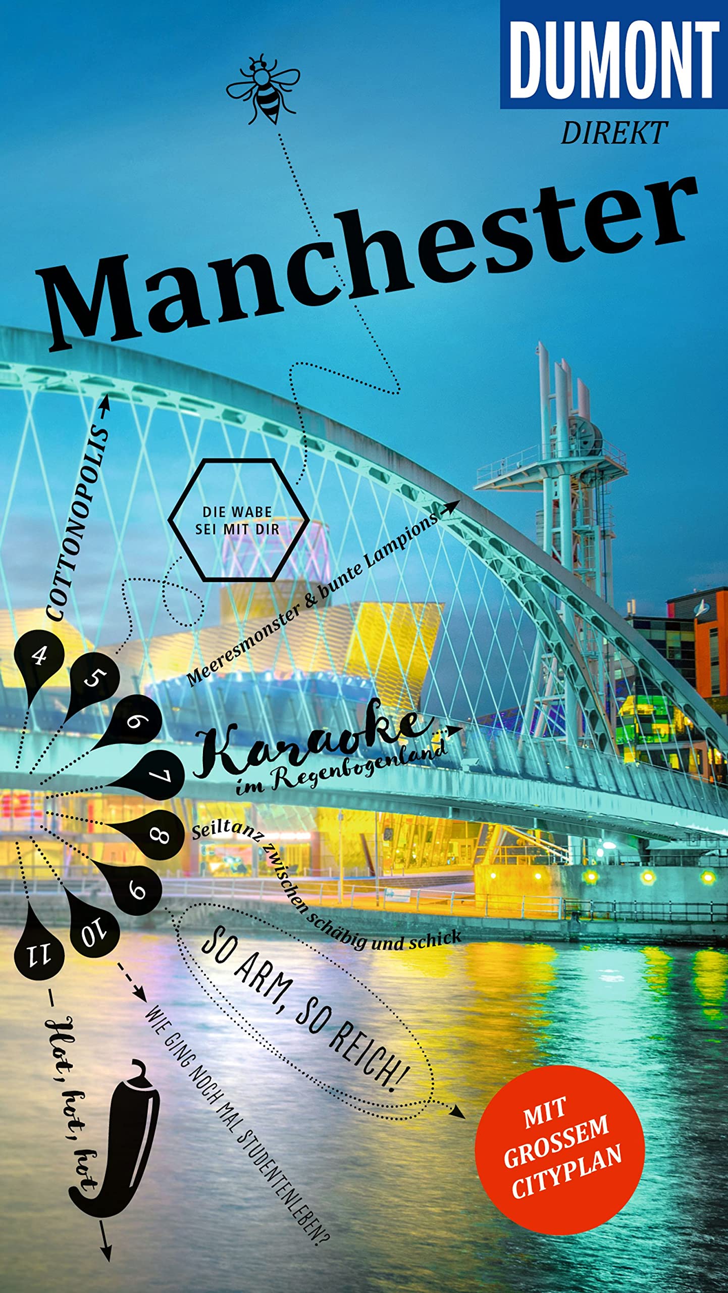 DUMONT direkt Reiseführer Manchester: Mit großem Cityplan