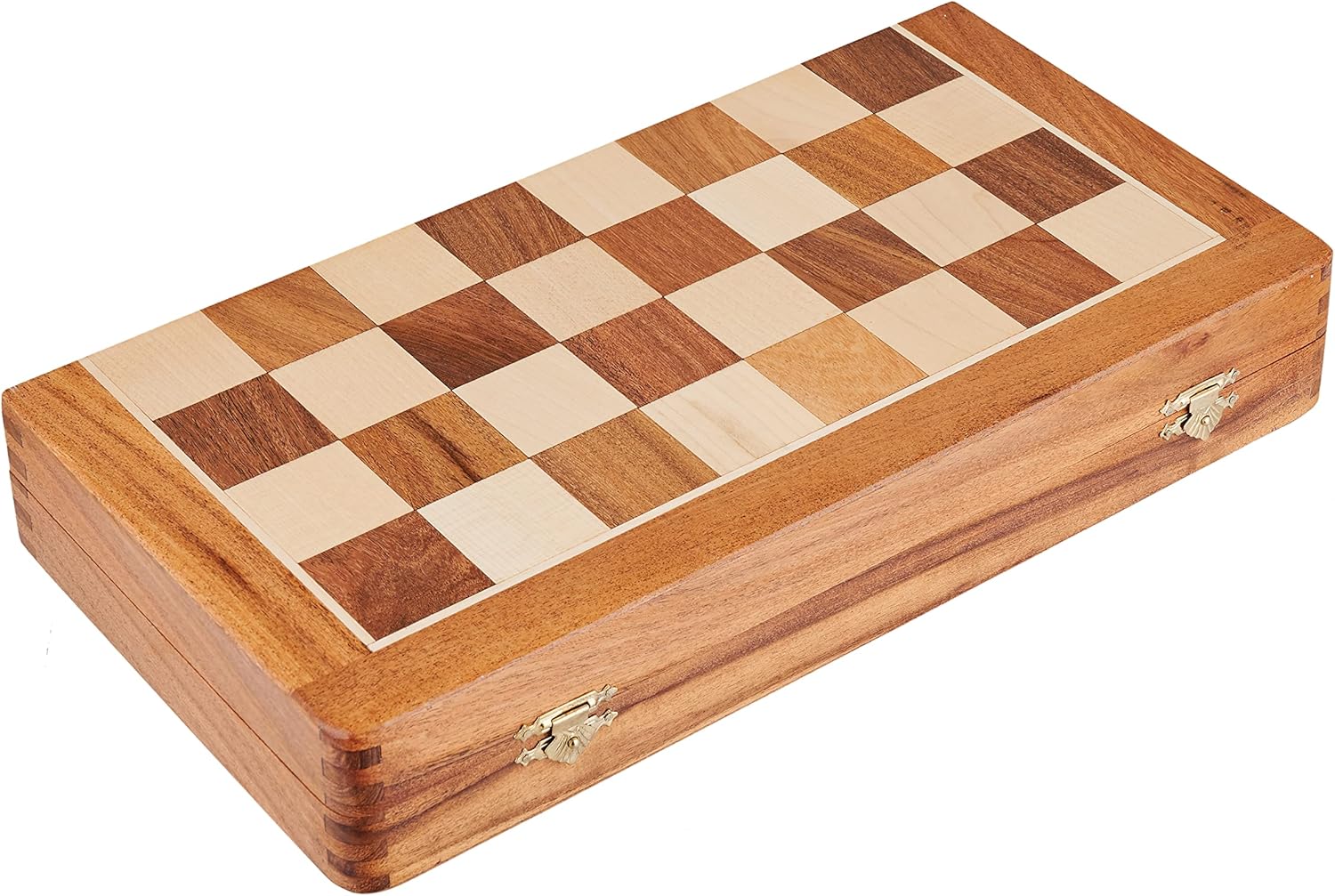 Buy 14 Inch Large Wood Chess Set with Storage Folding Wooden