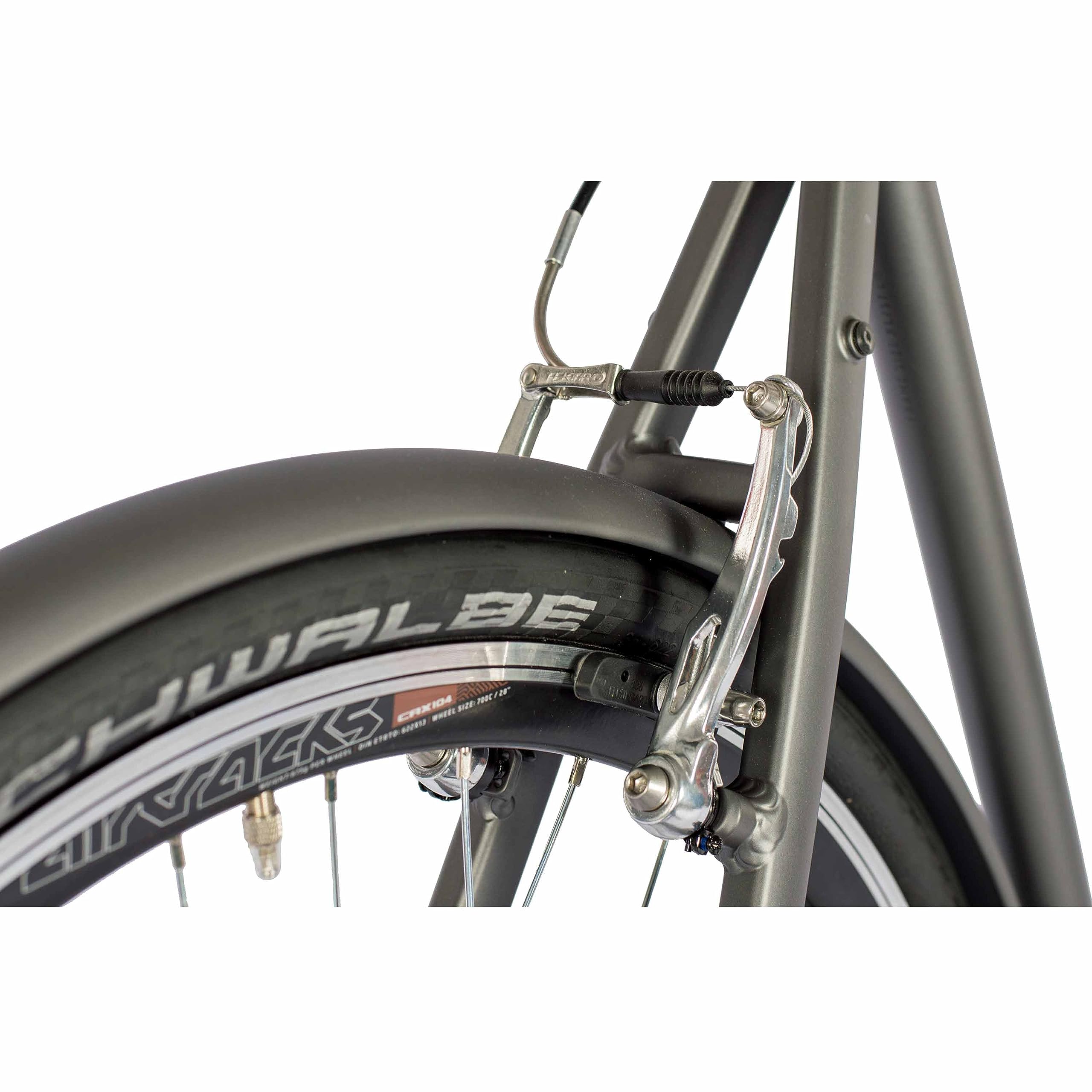 Airtracks Herren City Fahrrad 28 Zoll UR.2825 Urban Bike Shimano Nexus 7 Grau Matt - Rahmenhöhen 53cm, 57cm - Modelljahr 2026