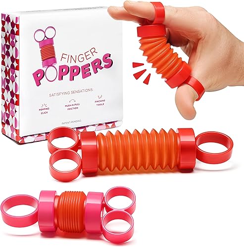Juguete para ansiedad de dedo para adultos y niños fortalecedor y ejercitador de dedos juguete sensorial de anillo para ansiedad juguetes de terapia