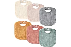 Premium Muslin Baby Drool Bibs: Ultimate Comfort and Style for Your Little Munchkin