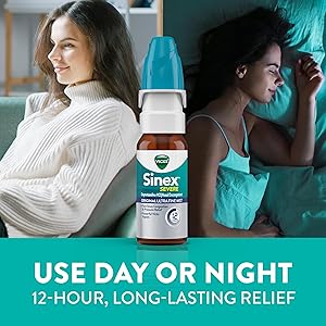 Vicks Sinex SEVERE Allergy & Sinus Nasal Spray, Original Ultra Fine Mist, Decongestant Medicine, Relief from Nasal Congestion due to Cold or Allergy, Sinus Pressure Relief, 265 Sprays x 2