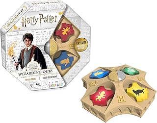 TOMY Harry Potter Wizarding Quiz Game - Fun Family Trivia Games - Family Games For Kids And Harry Potter Fans - Games For Children - Quiz Games For Kids - Suitable For Girls And Boys Aged 8 +
