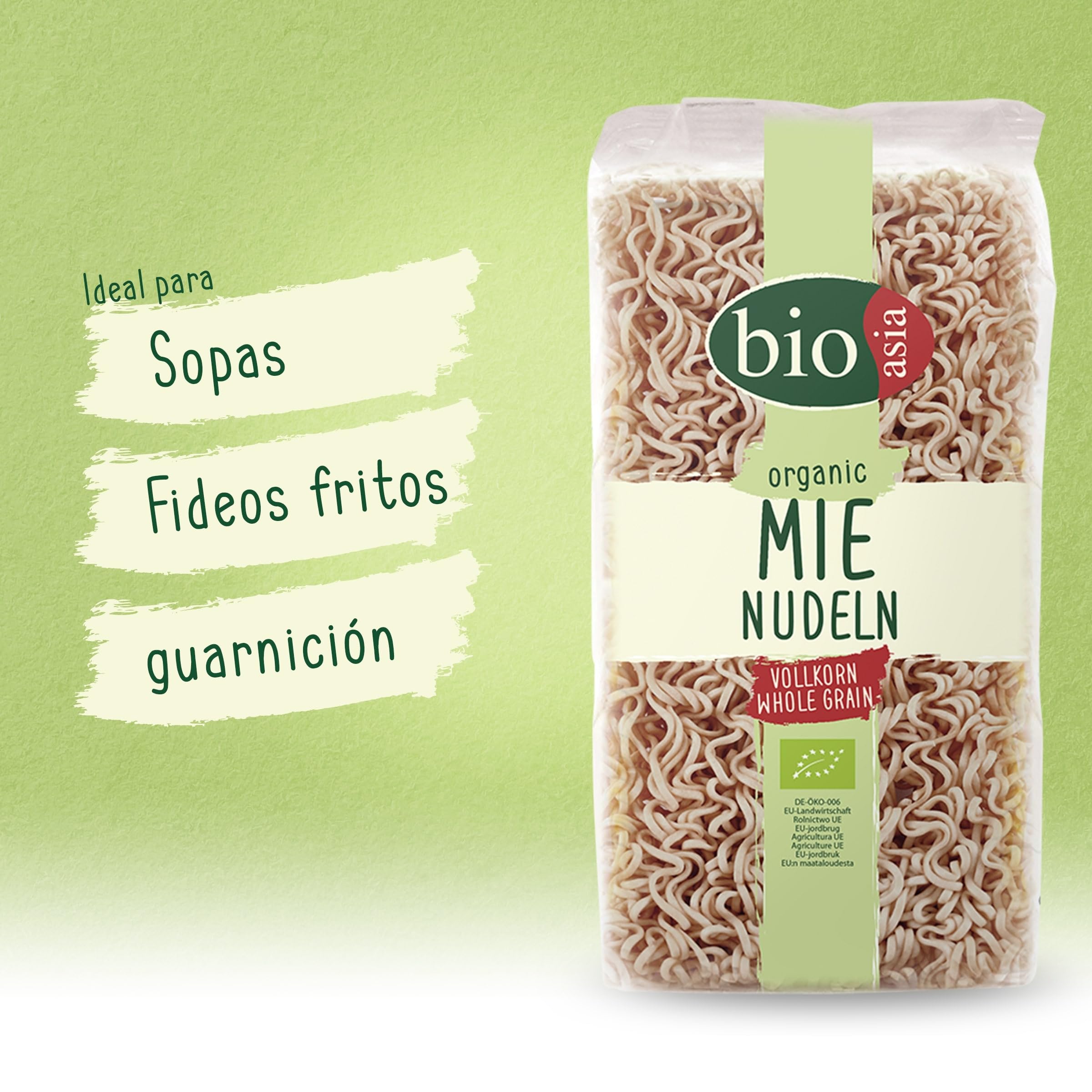 BIOASIA Bio Fideos Mie integrales 250 g