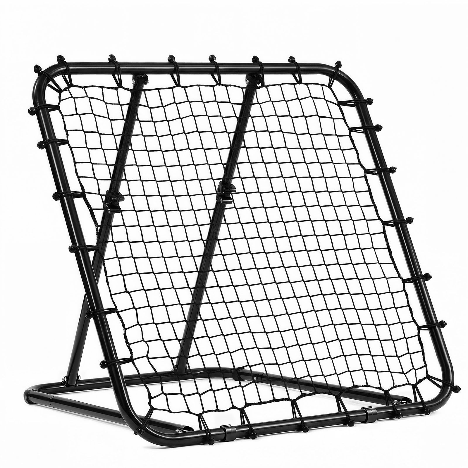 LARMNEE Rebounder für Fußball, Fußball Rebounder, Fussball Rebounder, Höhenverstellbar, Fußbälle Training Ausrüstung, 100 x 85 x 100 cm, für Sportplatz