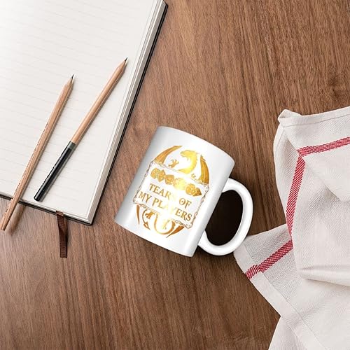 Miniatura 5 de Taza de café con diseño de lágrimas de mis jugadores de Dungeons And Dragons de 11 oz