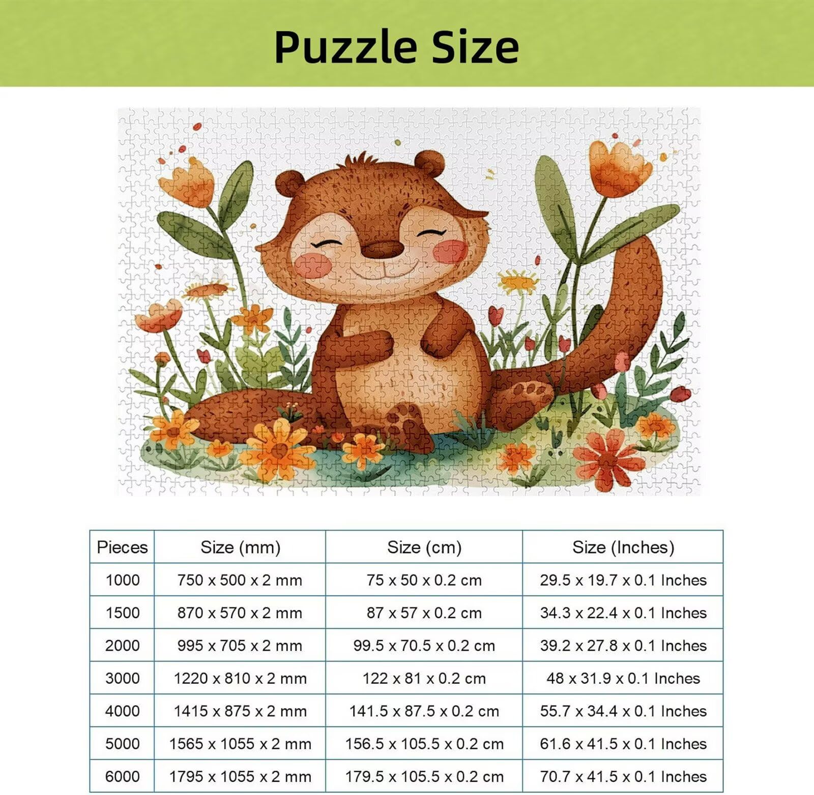 Śliczne puzzle 1500 elementów, 1500 elementów dla dorosłych i dzieci, drewniane puzzle z wykwintnym pudełkiem do pakowania, gra edukacyjna puzzle ze zwierzętami, dekoracja domu, prezent dla kobiet