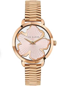 Ted BakerTB Iconic Collection Women's Analog Pink Dial Coloured Quartz Watch, Round Dial with 36 mm Case Width - BKPLIF202