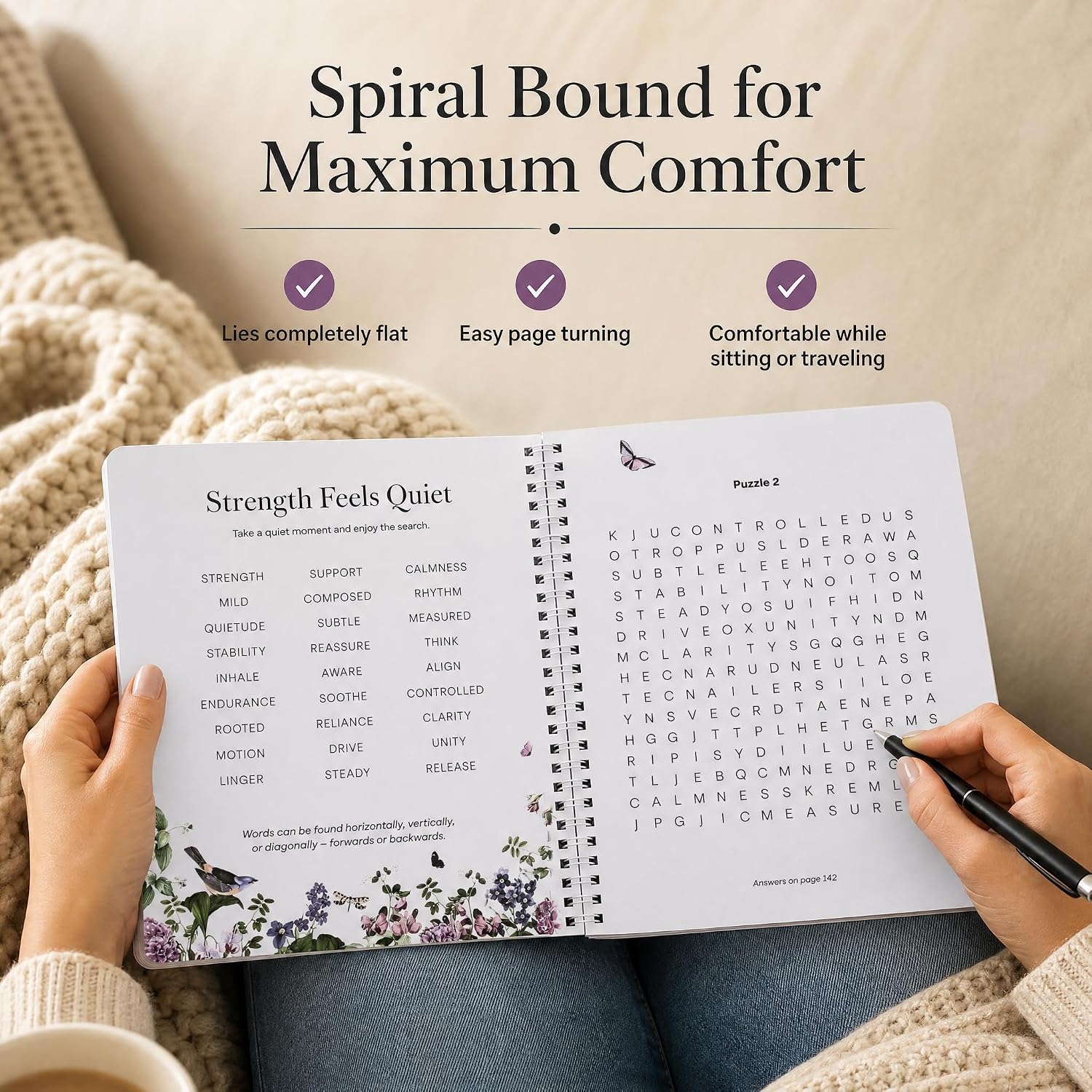 Large Print Word Search Book for Adults - 70 Relaxing Puzzles for Seniors