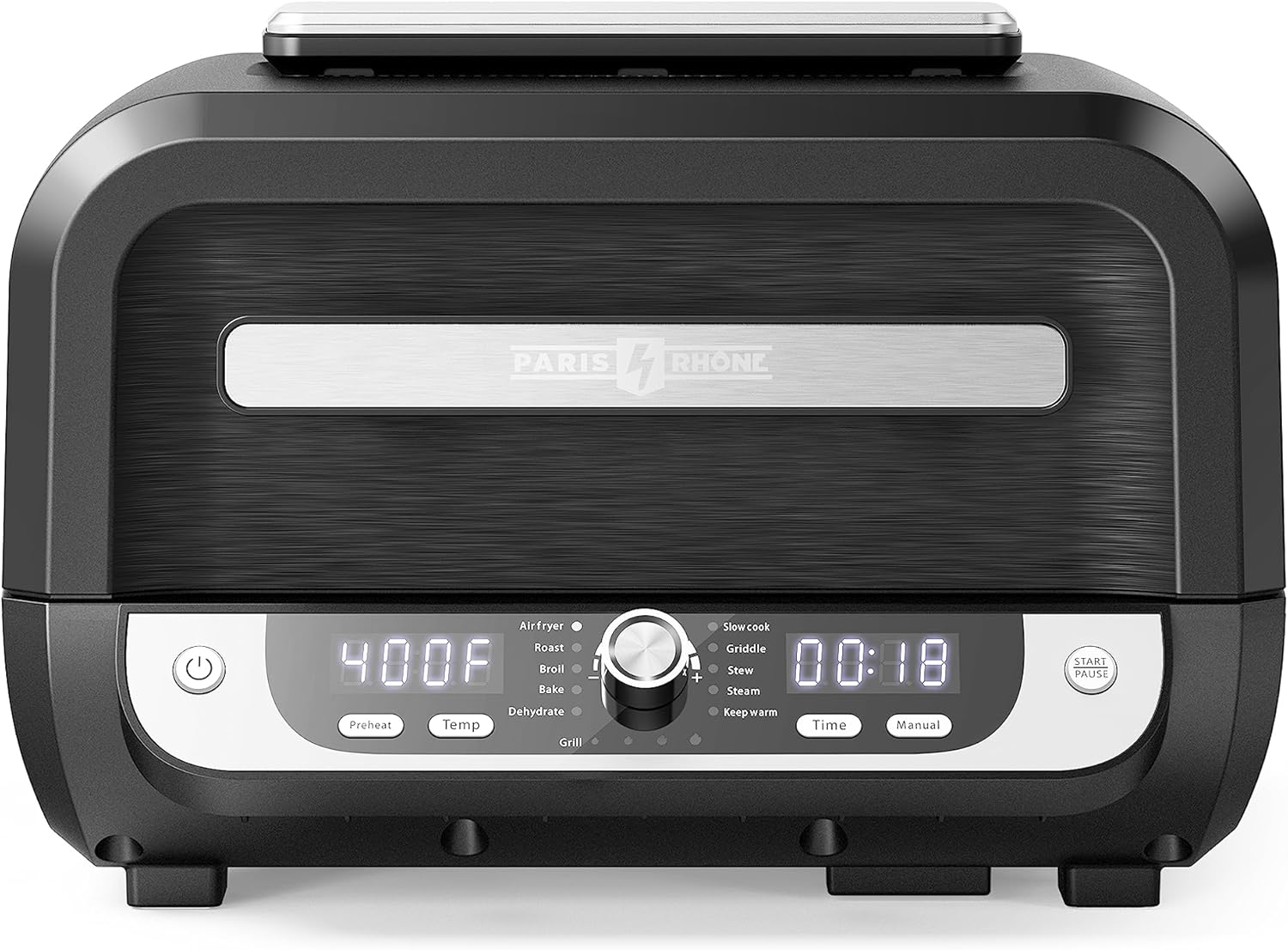 PARIS RHÔNE Smokeless Indoor Grill & Air Fryer Combo Amazon.co.uk