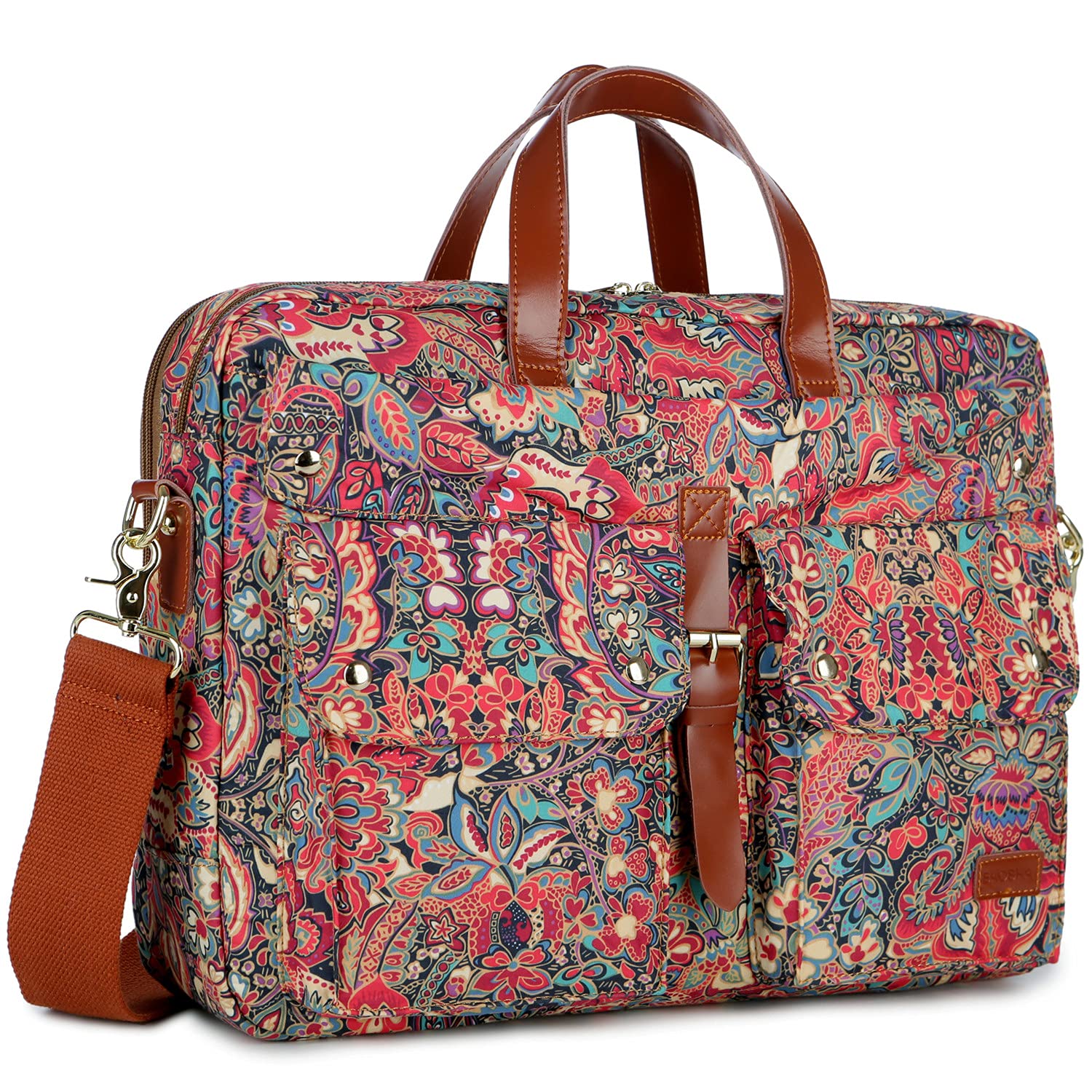 Baosha Frauen Laptoptasche 17 Zoll Aktentasche Damen Schultertaschen Arbeitstasche Businesstasche Multicompartment BC-07