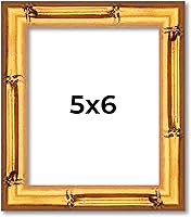 Vista 35 de Poster Palooza Marco de bambú dorado de 12 x 10 pulgadas de ancho, marco de madera maciza moldeado con plexiglás acrílico UV, respaldo de tablero
