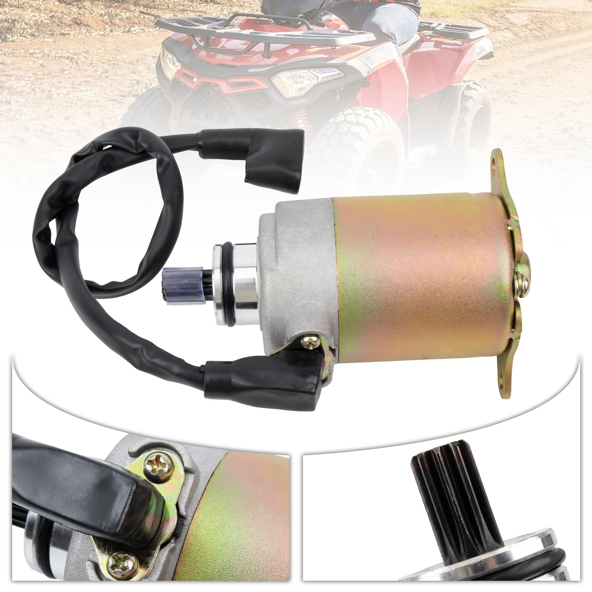 Per GY6 50cc-150cc Cinese 4 Tempi QMB139 Moto DirtBike Motocross ATV UTV Scooter Ciclomotore Motore Accessorie Motorino Di Avviamento Avviatore motore