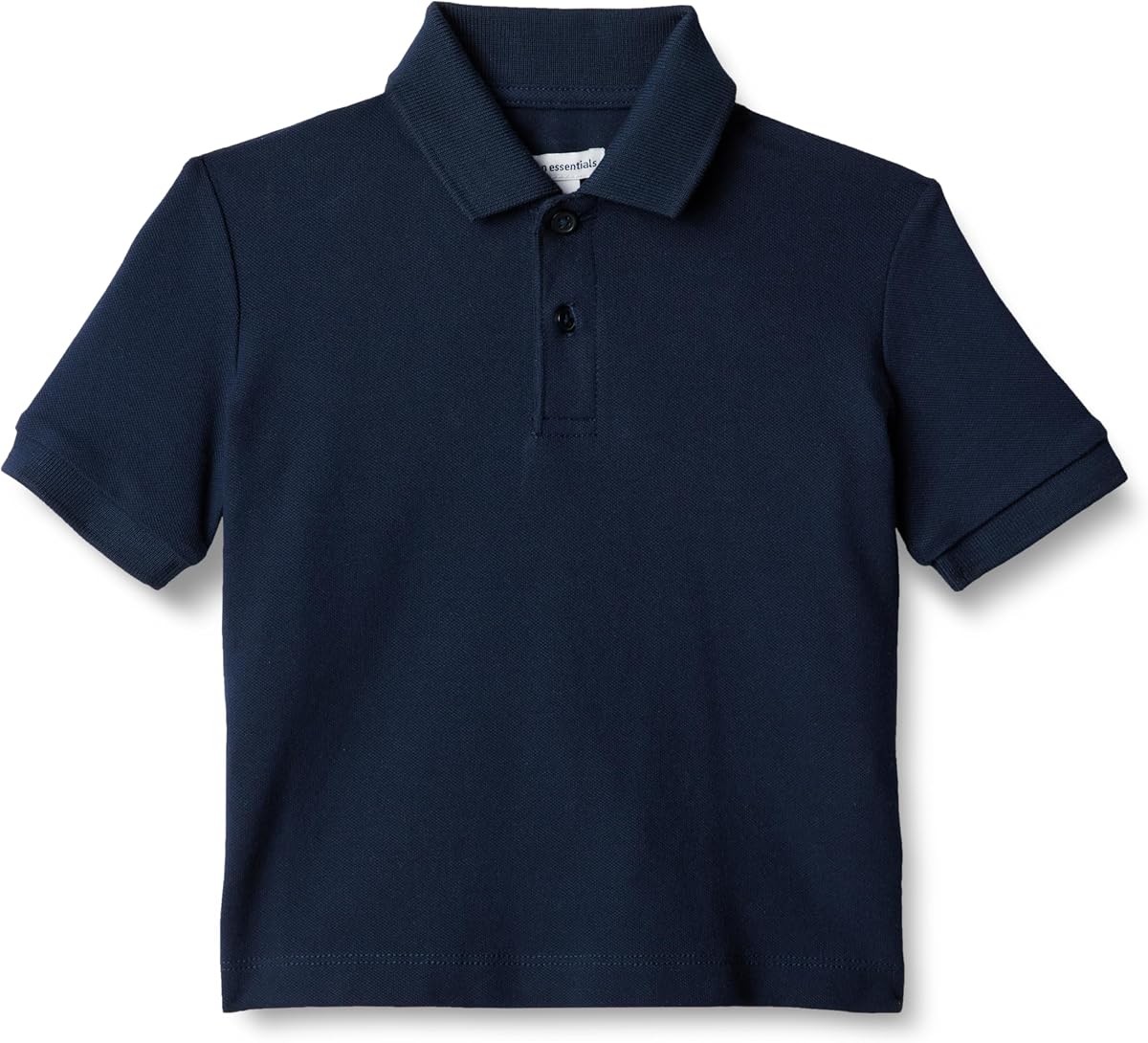 Amazon Essentials Polo de piqué de algodón y spandex para niños y niños pequeños, tejido elástico transpirable