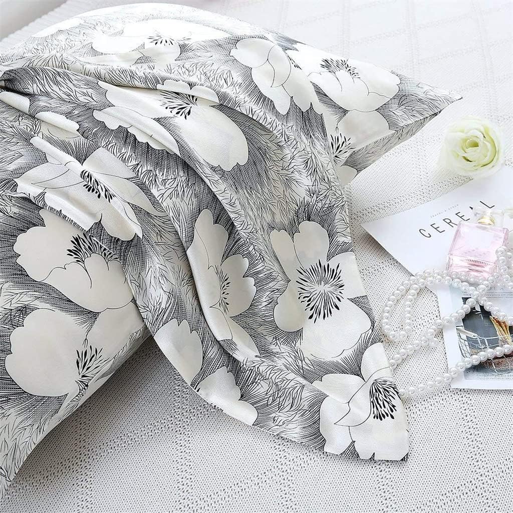 Silk Pillowcase Silk Print Sided Pillowcase Single Pillowcase Bedding