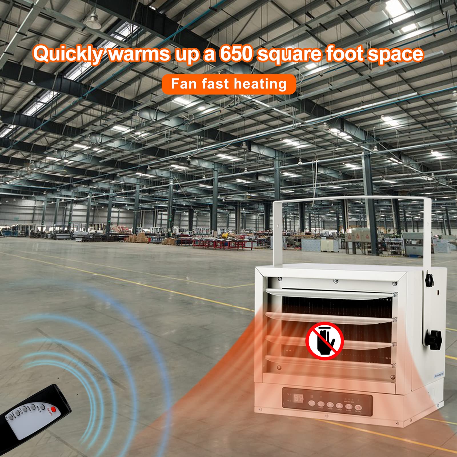 Amazon.com: AKUSAKO Garage Heater with Remote - 6000W Digital Fan-forced  Ceiling Mount Heater with Electric Control, 12H Timer,240V, Thermostat,  Workshop Heaters for Warehouse, Greenhouse, Large Area Wall Heater : Home u0026  Kitchen