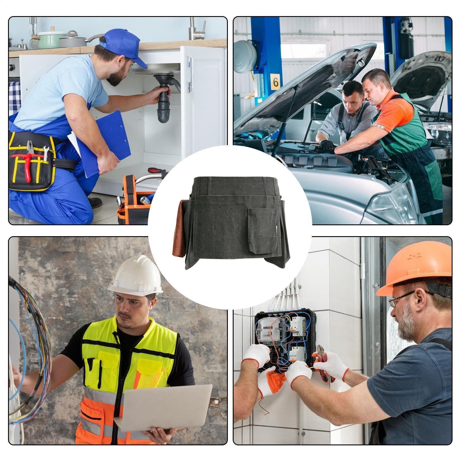 Tablier pour la construction ceinture multi-poches porte-outils
