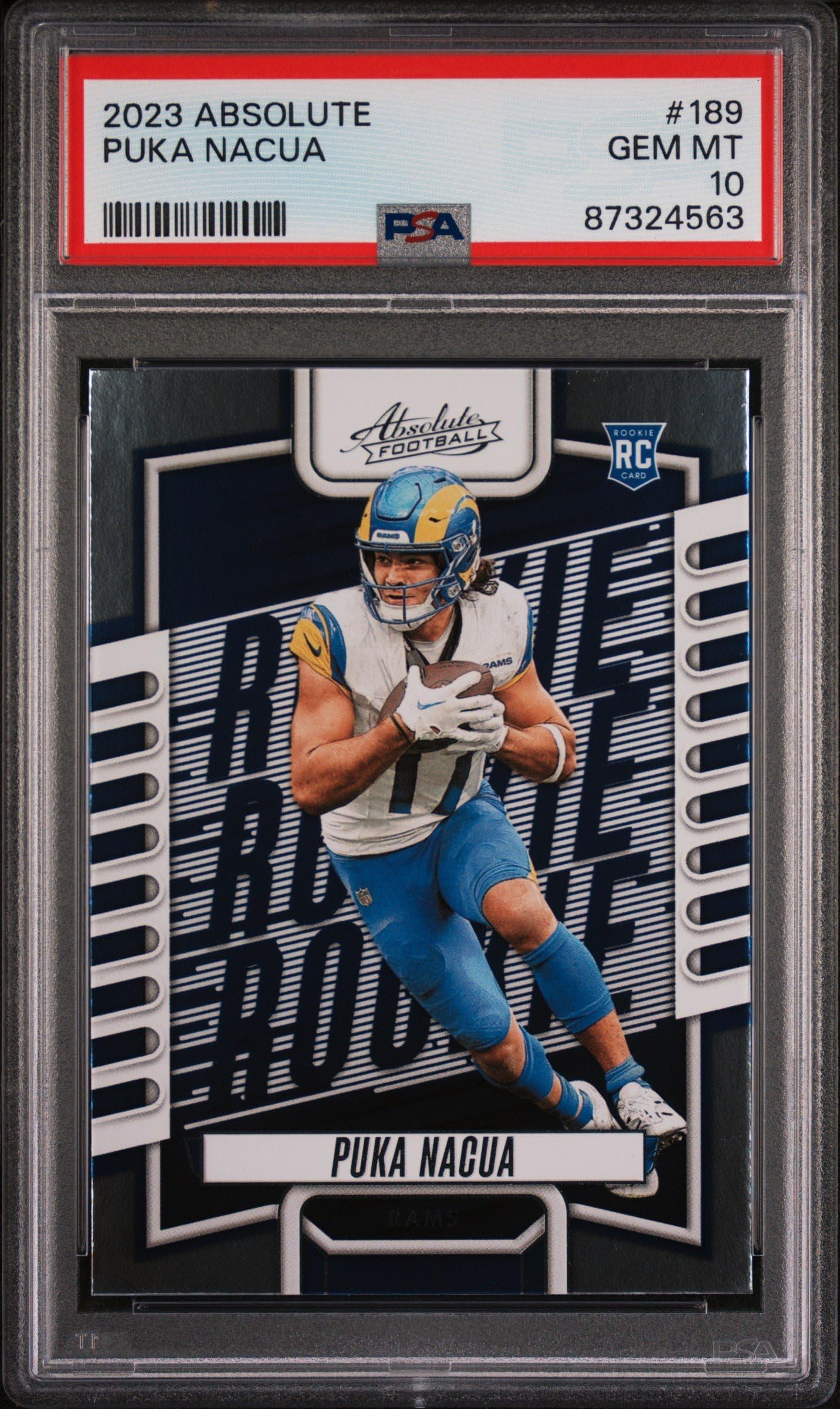 Amazon.com: Graded 2023 Panini Absolute Puka Nacua #189 Rookie RC