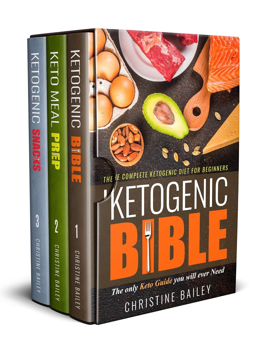 Ketogenic Diet Cookbook Bundle: Three Manuscripts In One Complete Guide: Includes Ketogenic Bible, Keto Meal Prep, & Ketogenic Snacks