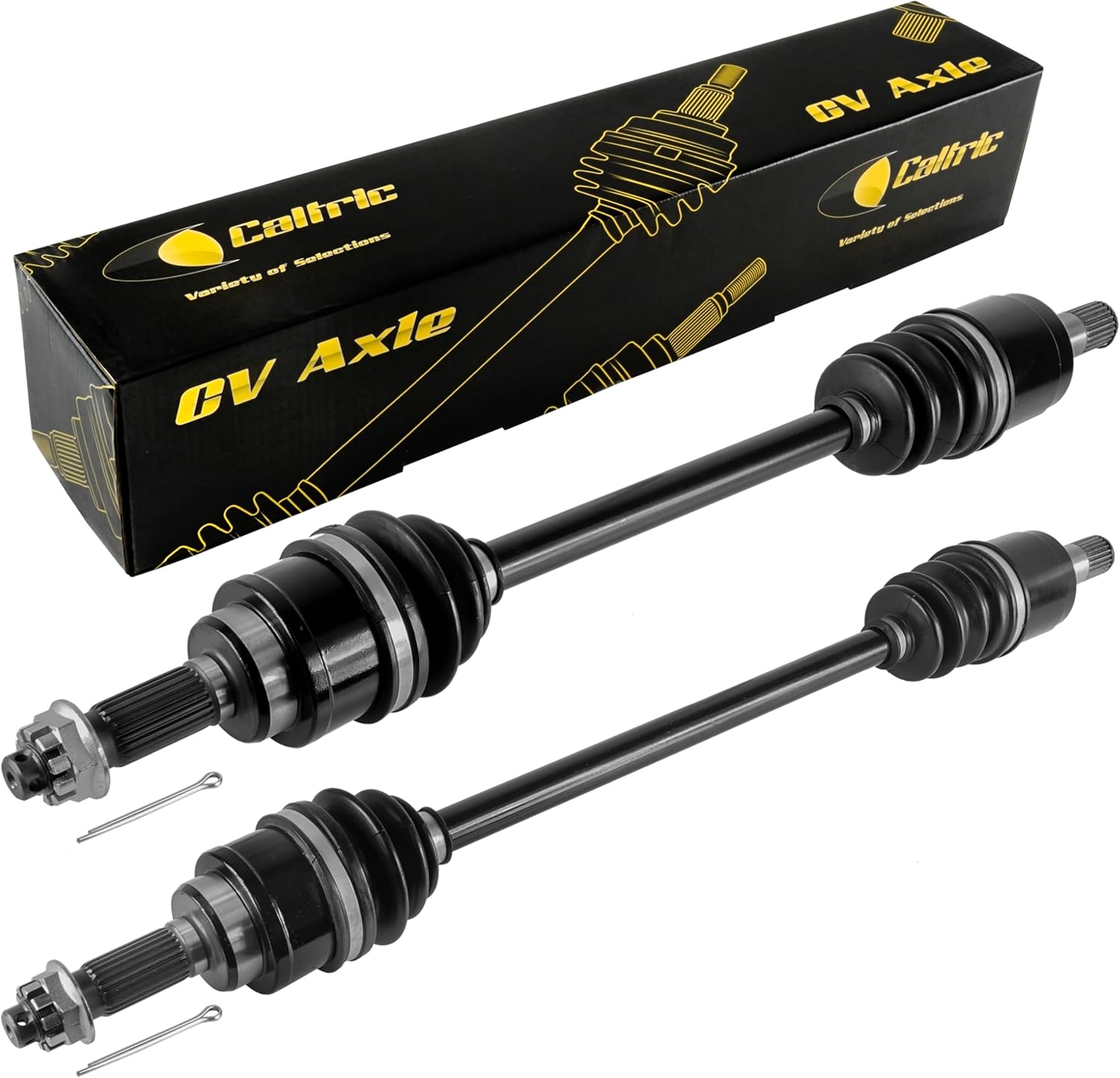 Caltric Front Left and Right CV Joint Axle compatible with Honda MUV700 Big Red 700 4X4 2009-2013