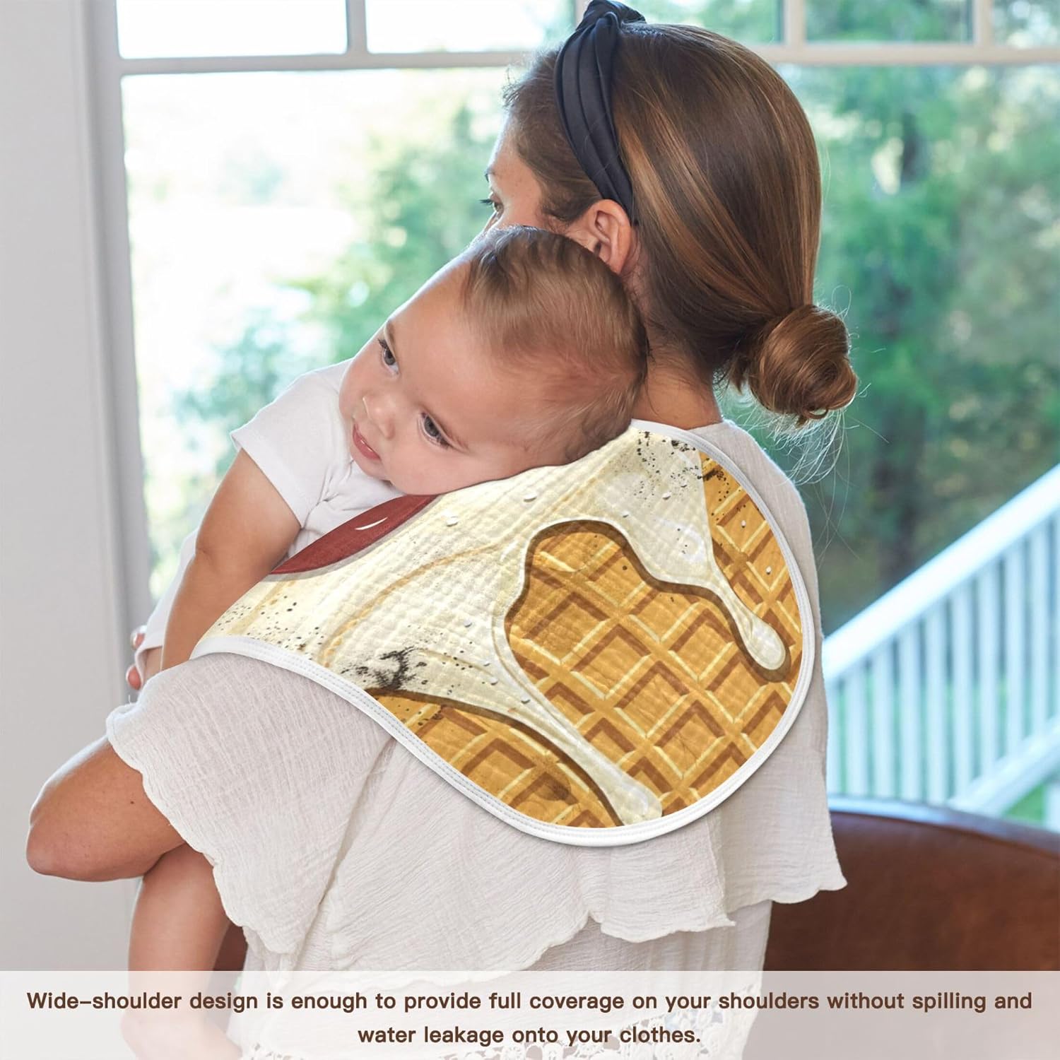 Ice Creams Galaxy Burp Cloths Baby Boys Girls Absorbent Soft Cotton Burping Cloths Rags 4 Pack